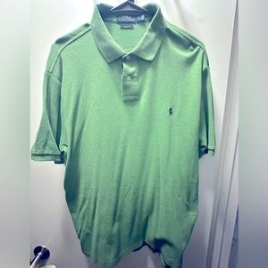 Golf green polo